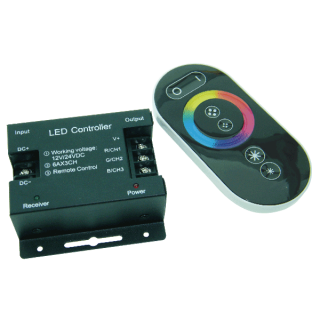 Контроллер для светодиодных лент FL-FPC Controller RGB RF Sensor