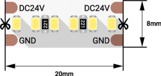 Светодиодная лента DSG2A300-24-NW-33