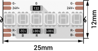 Светодиодная лента DSG8A240-24-RGB-33
